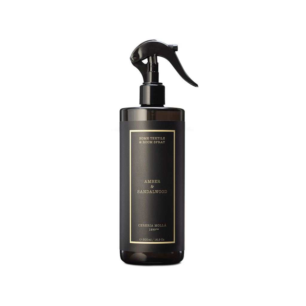 CERERIA MOLLA Tekstilspray – Amber & Sandalwood 500 ml