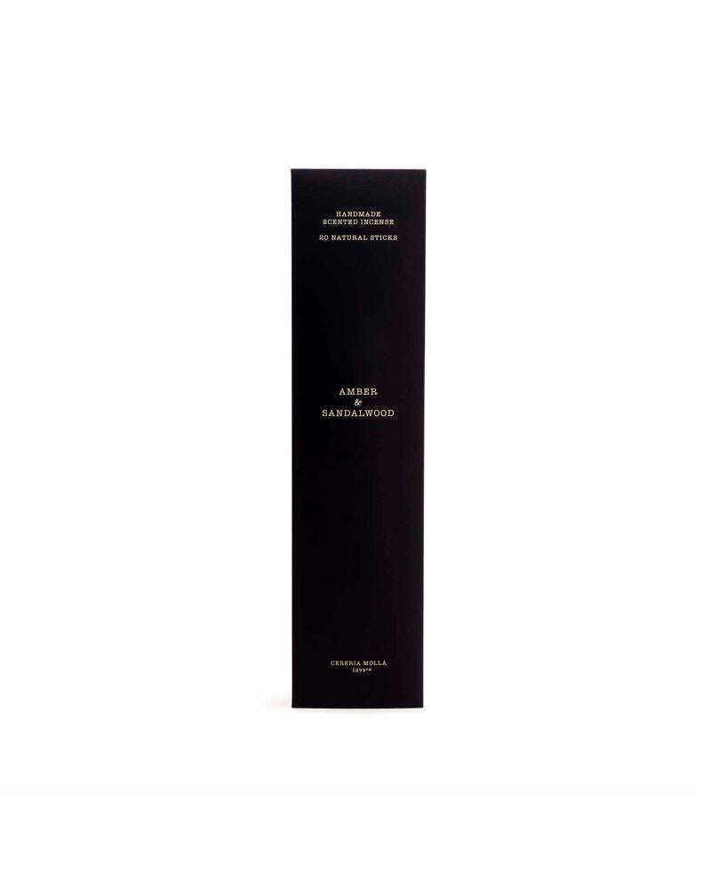 CERERIA MOLLA Røkelsespinner – Amber & Sandalwood (20 stk.)