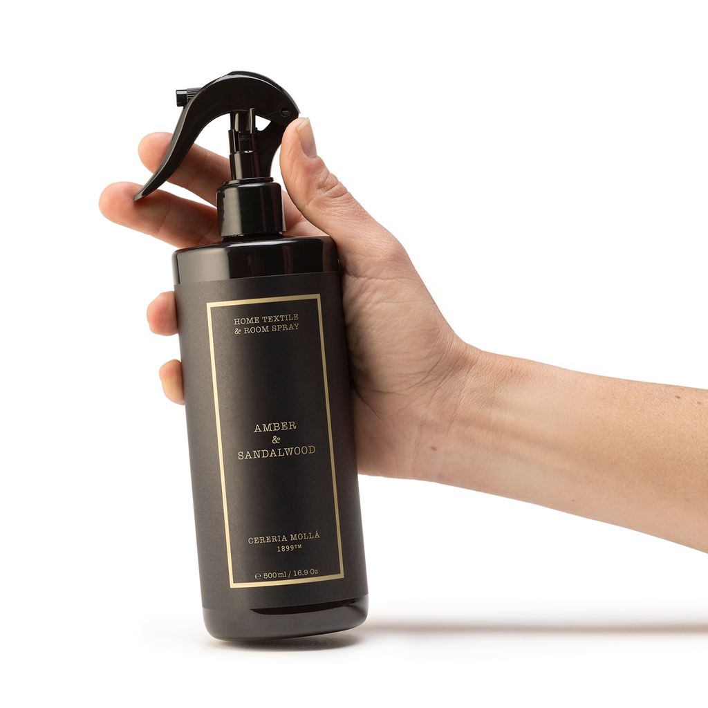 CERERIA MOLLA Tekstilspray – Amber & Sandalwood 500 ml