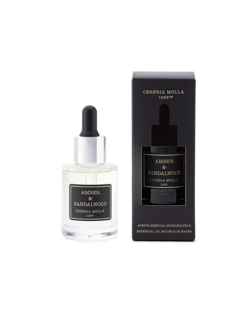 CERERIA MOLLA Aromaolje til Diffuser – Amber & Sandalwood (30 ml)