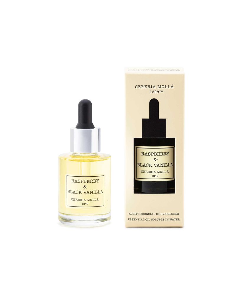 CERERIA MOLLA Aromaolje til Diffuser – – Raspberry & Black Vanilla (30 ml)