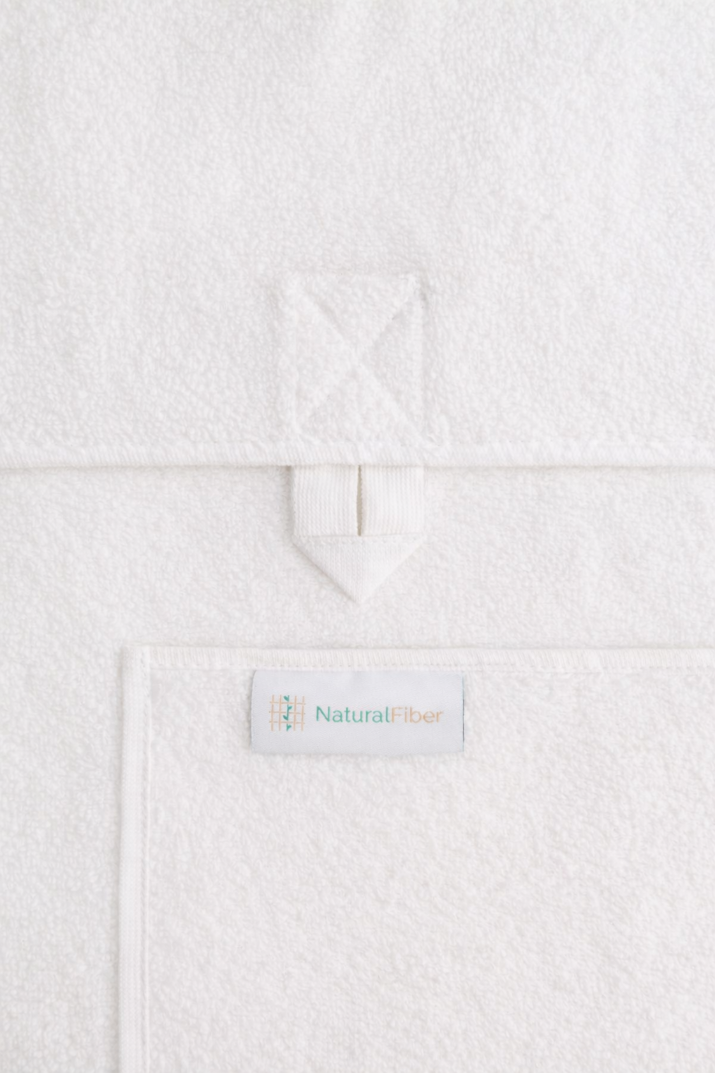Håndkle i Hamp & Økologisk Bomull – Hvit